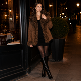 Cocoa After Dark Shag Jacket