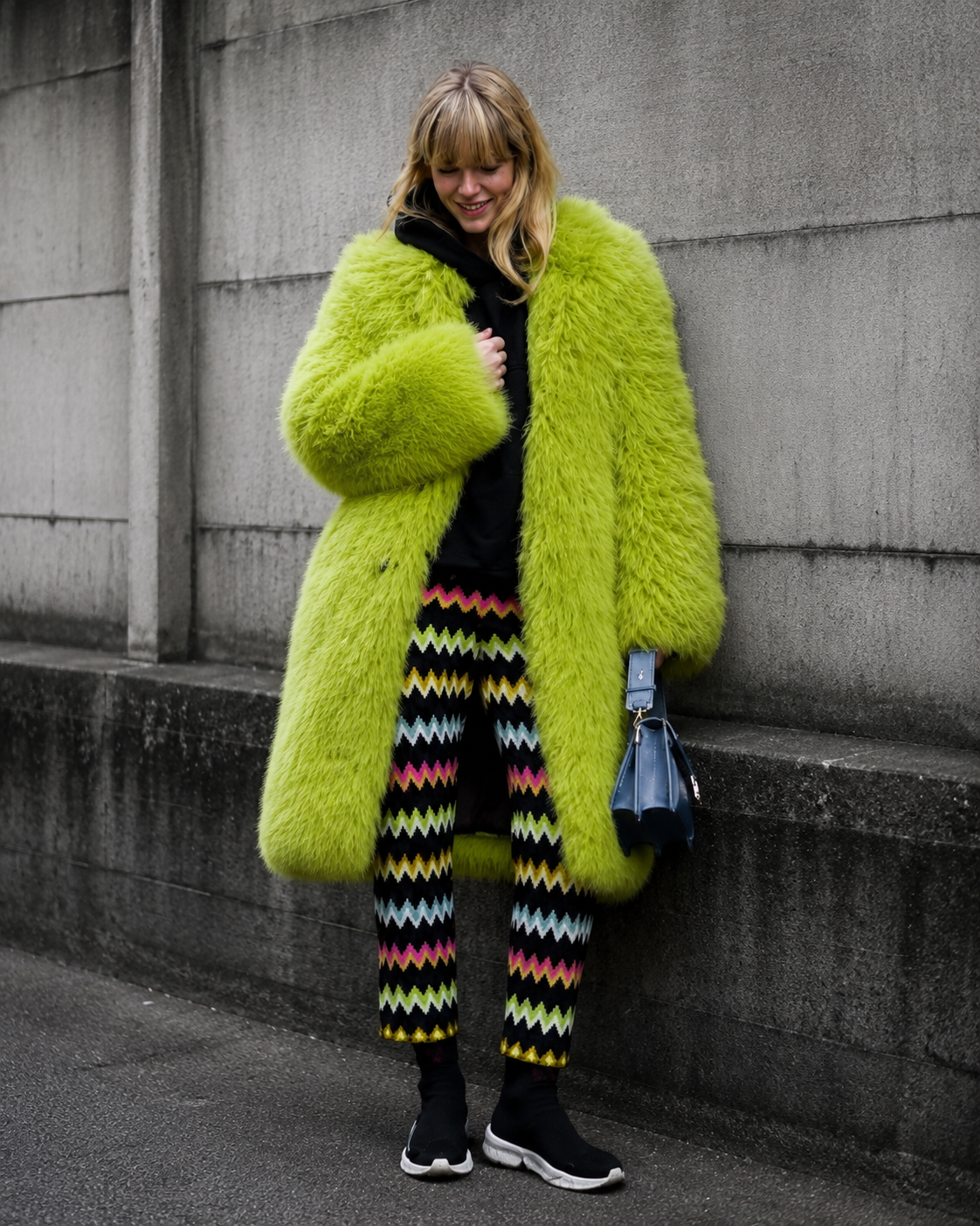 Main Character Energy Faux Fur Coat