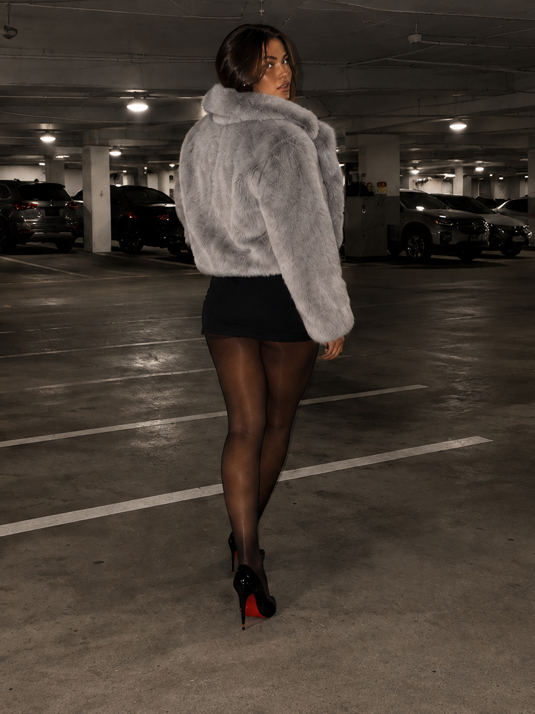 Soft Launch Heiress Faux Fur Jacket