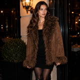 Cocoa After Dark Shag Jacket