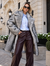 Silver Lining Heiress Faux Fur Coat