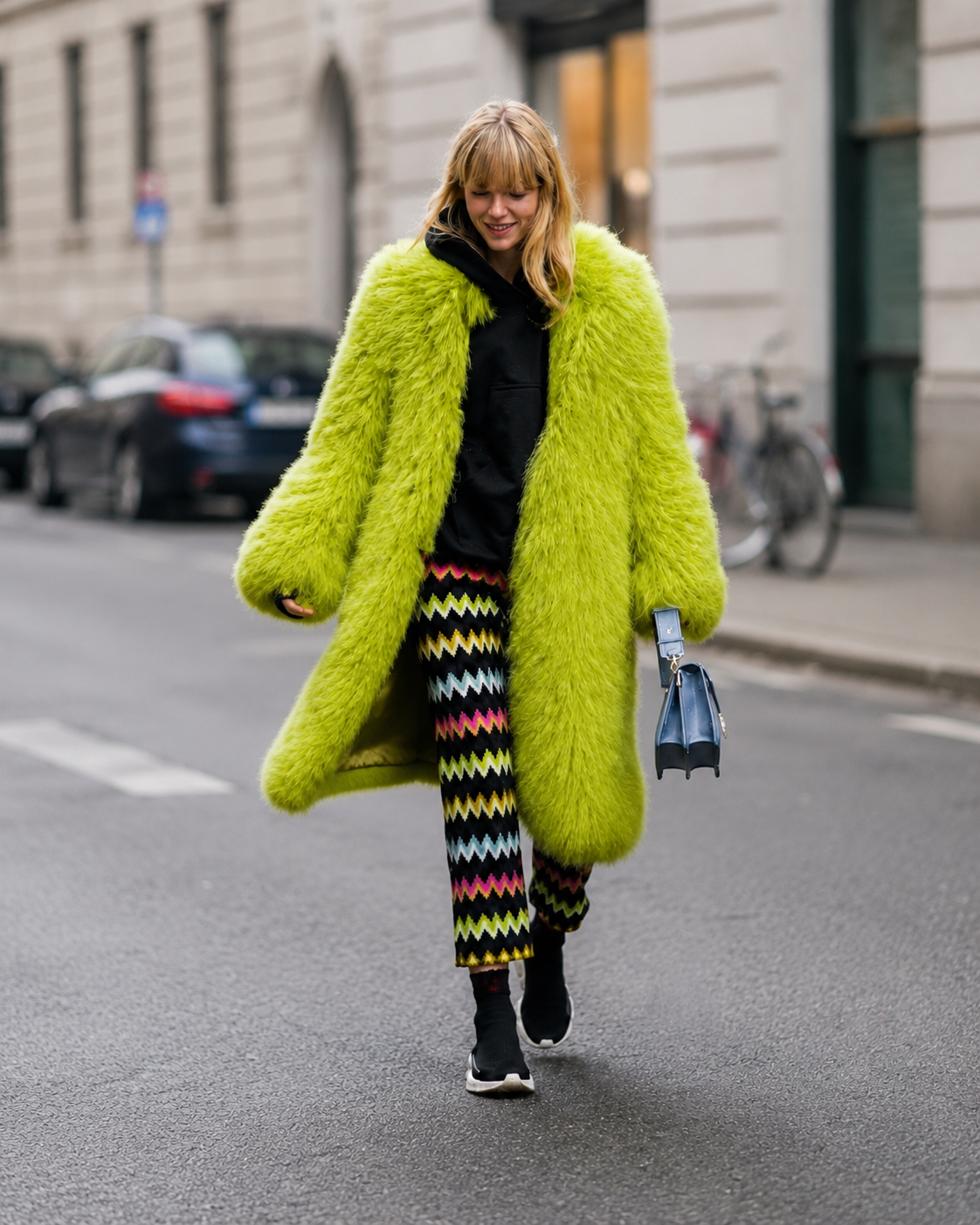 Main Character Energy Faux Fur Coat