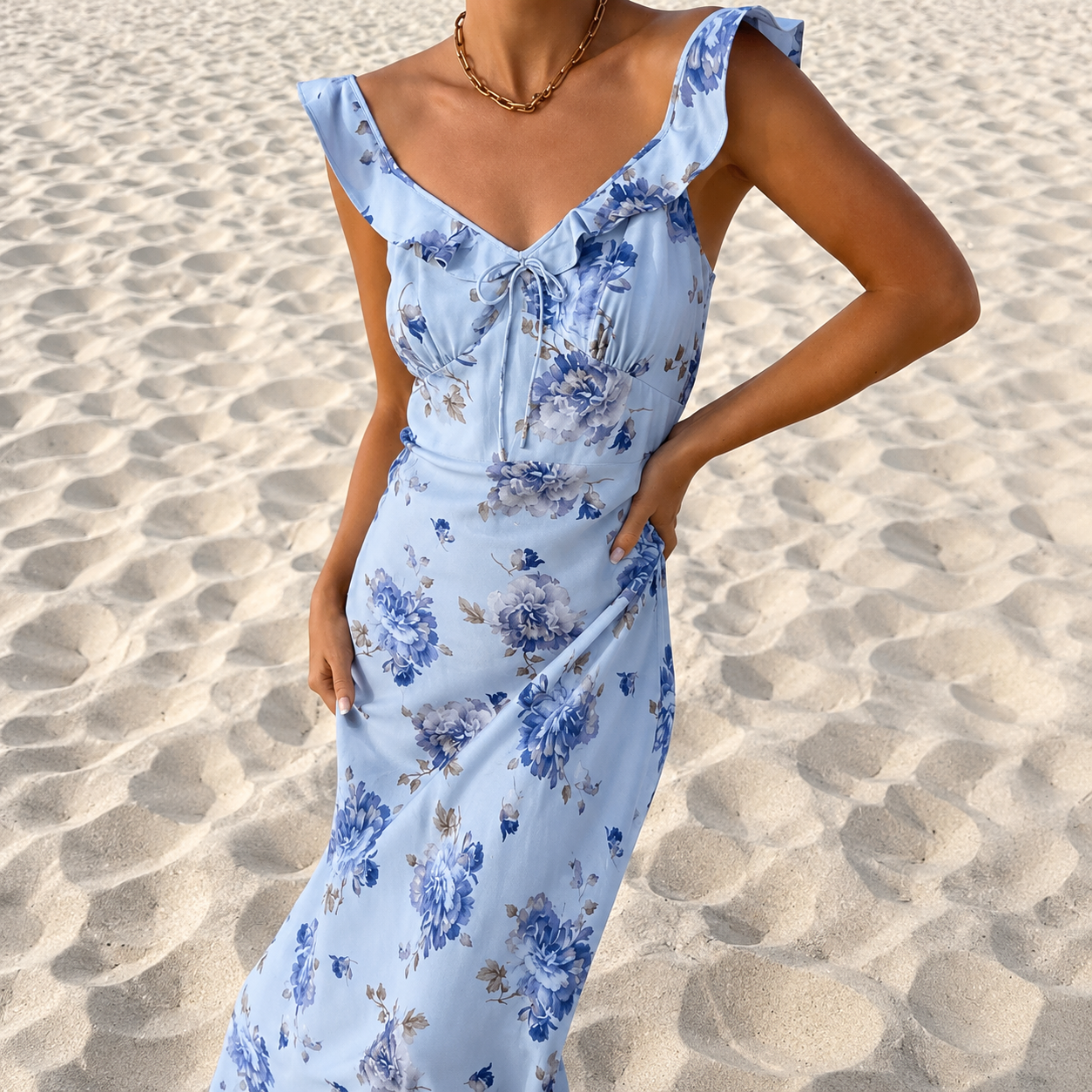 Limoncello Kiss Maxi Dress