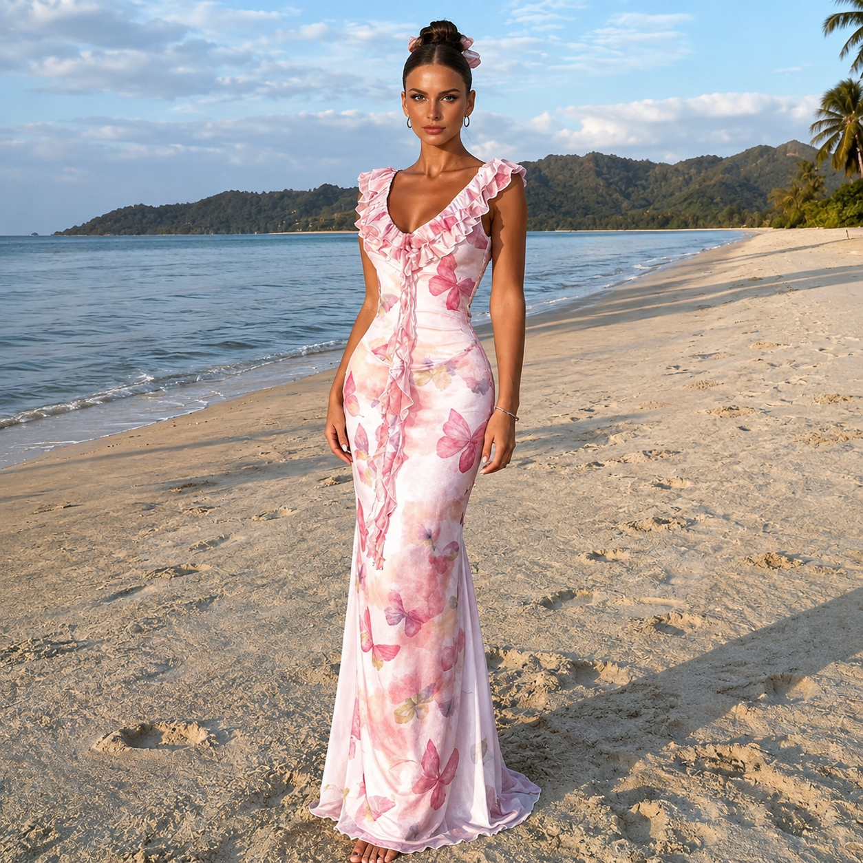 Butterfly Kisses Maxi Dress