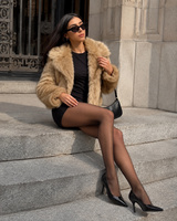 Golden Hour Faux Fur Jacket