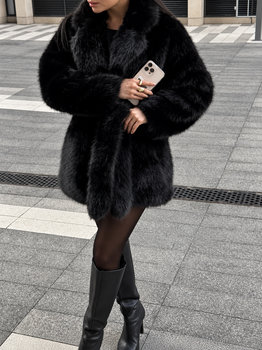 Penthouse Princess Faux Fur Coat