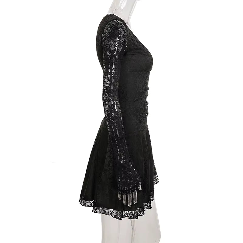 Sunday in Paris Lace Mini Dress