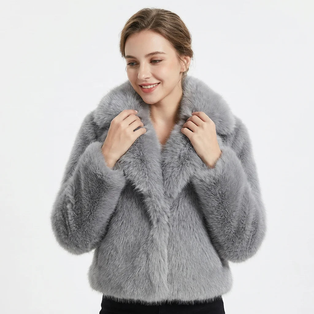 Soft Launch Heiress Faux Fur Jacket