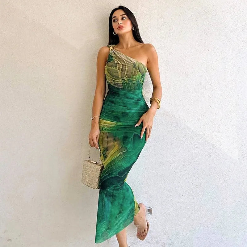 Sunset in Capri Dress