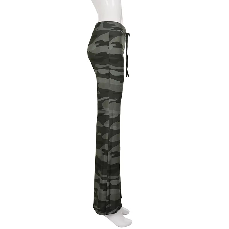 Off Duty Camo Flare Pants