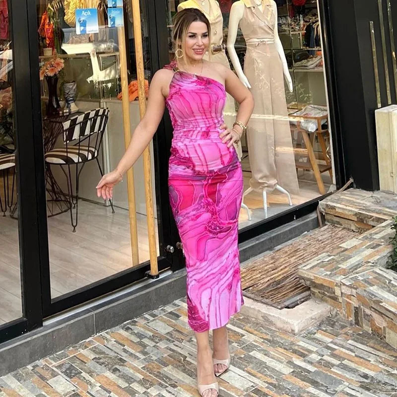 Sunset in Capri Dress