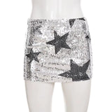 Starlight Dazzle Sequin Mini Skirt