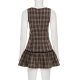 Kensington Plaid Midi Dress