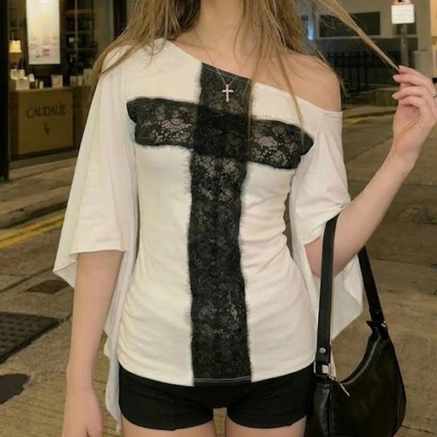 Midnight Chapel Lace Top