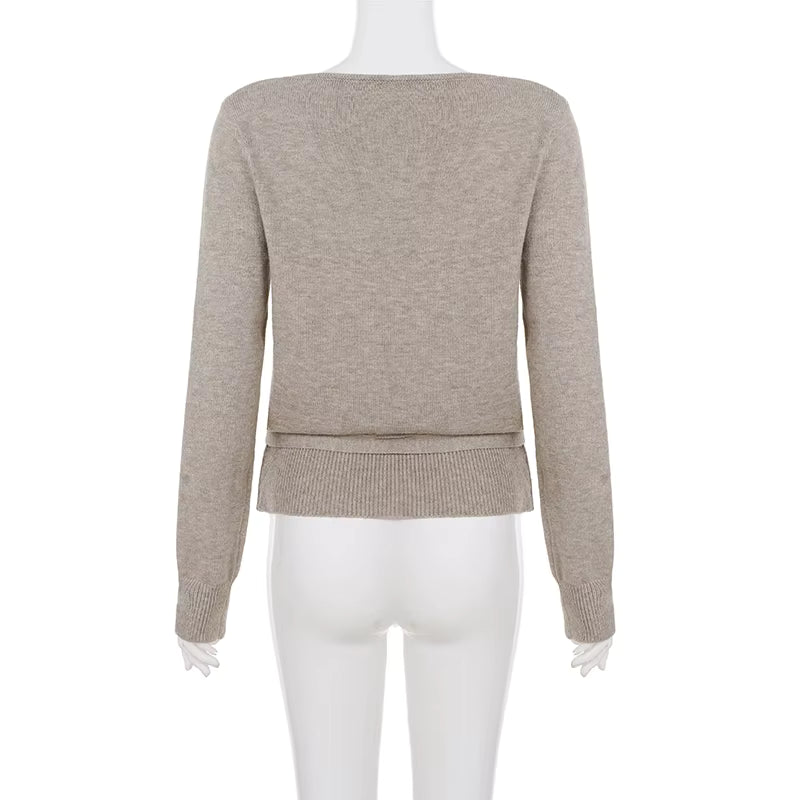 Soft Focus Wrap Sweater