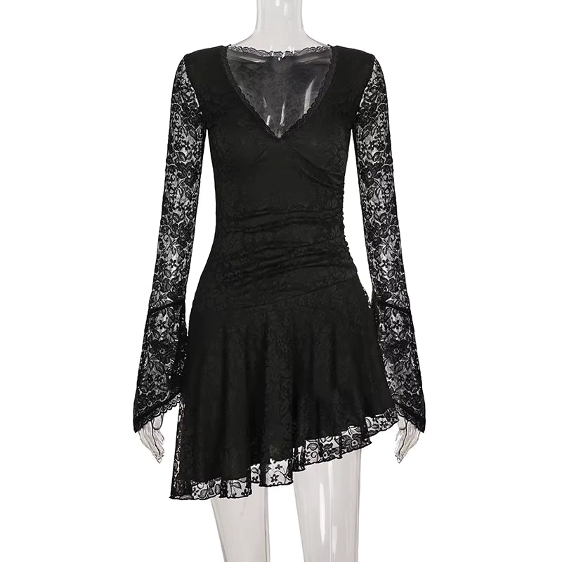 Sunday in Paris Lace Mini Dress