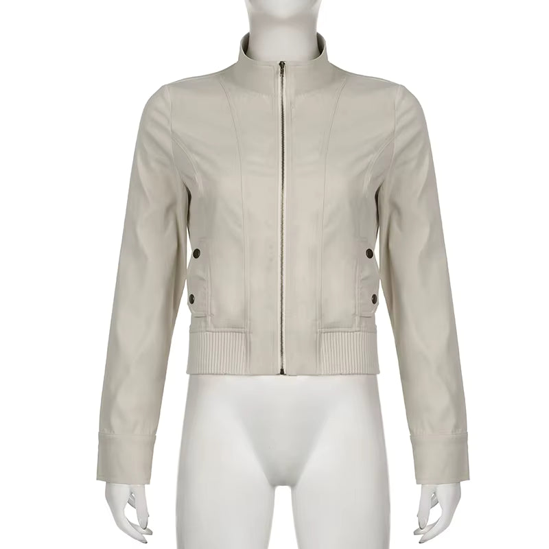 Ivory Rush Zip Jacket