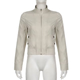 Ivory Rush Zip Jacket