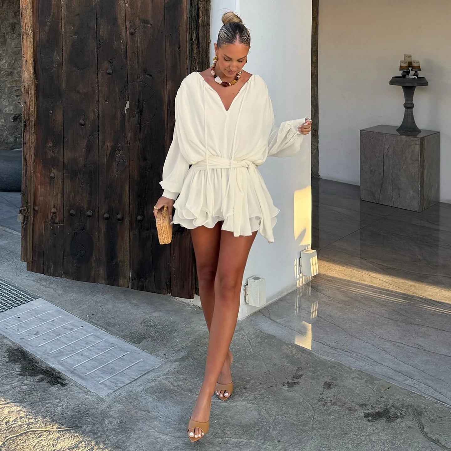 French Girl Summer Mini Dress
