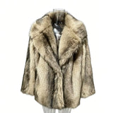 Honeyed Heiress Faux Fur Coat