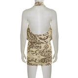 Vanilla Paisley Mini Dress