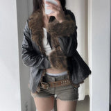 Darkwood Fur Trim Jacket