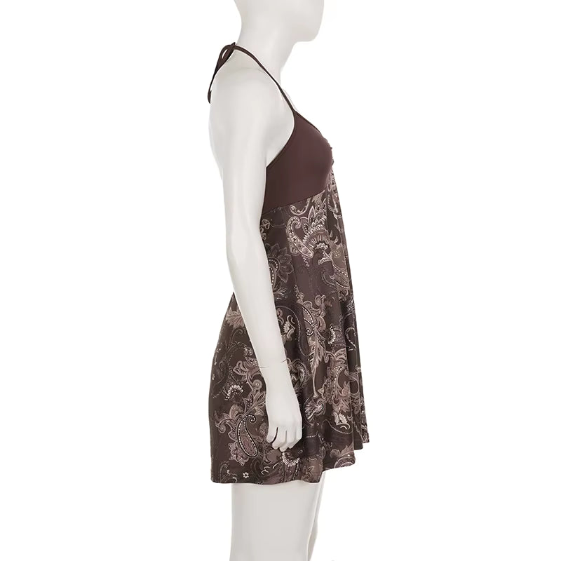 Sienna Paisley Mini Dress