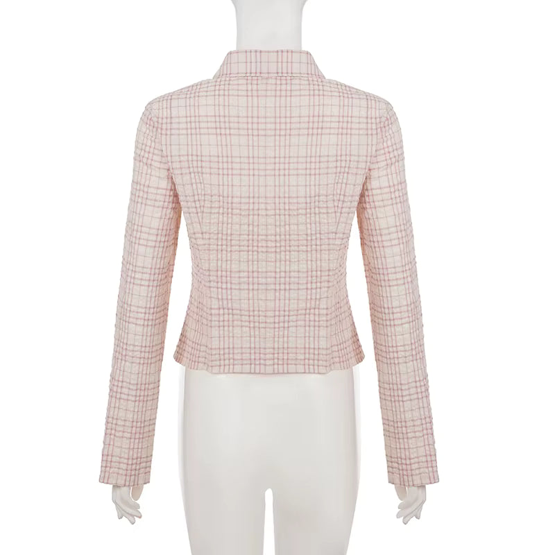 Riviera Plaid Corset Shirt