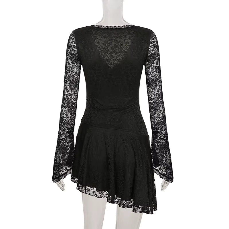 Sunday in Paris Lace Mini Dress