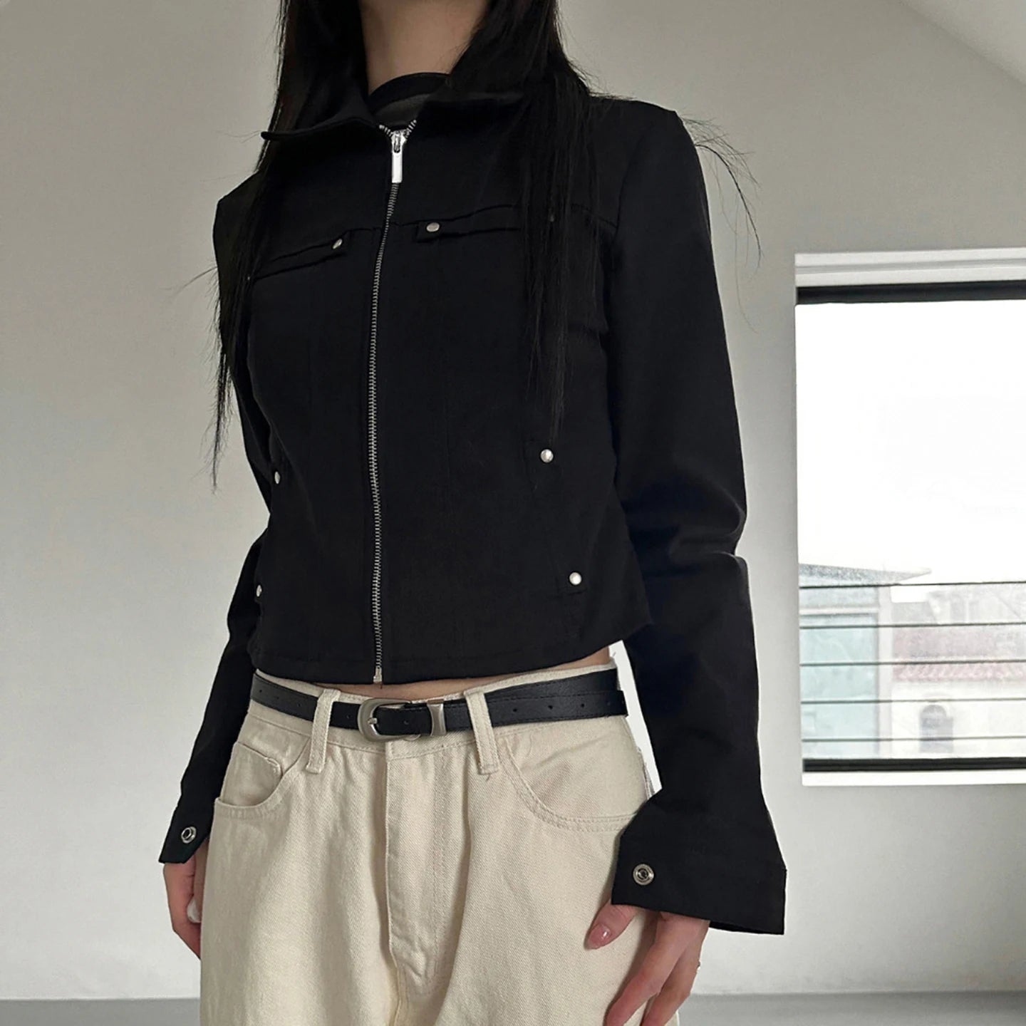 Midnight Hardware Zip Jacket