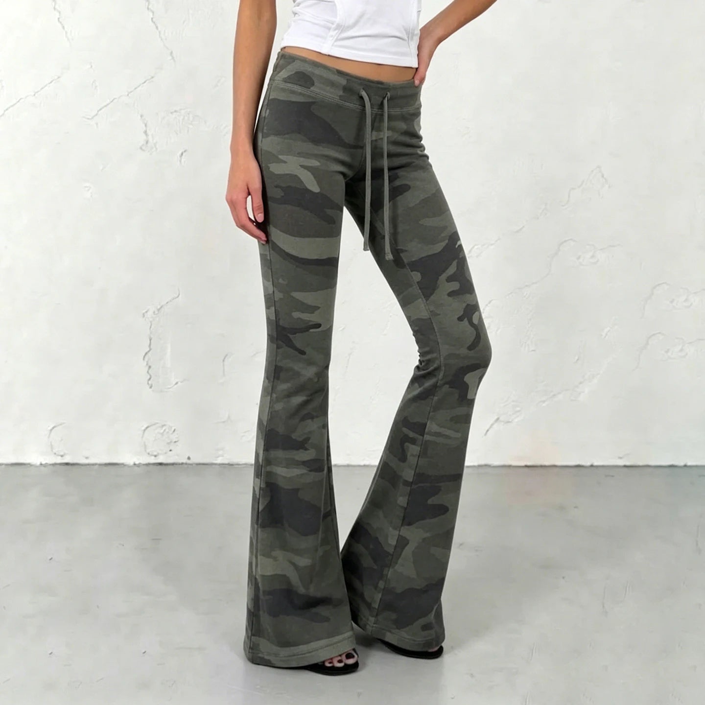 Off Duty Camo Flare Pants