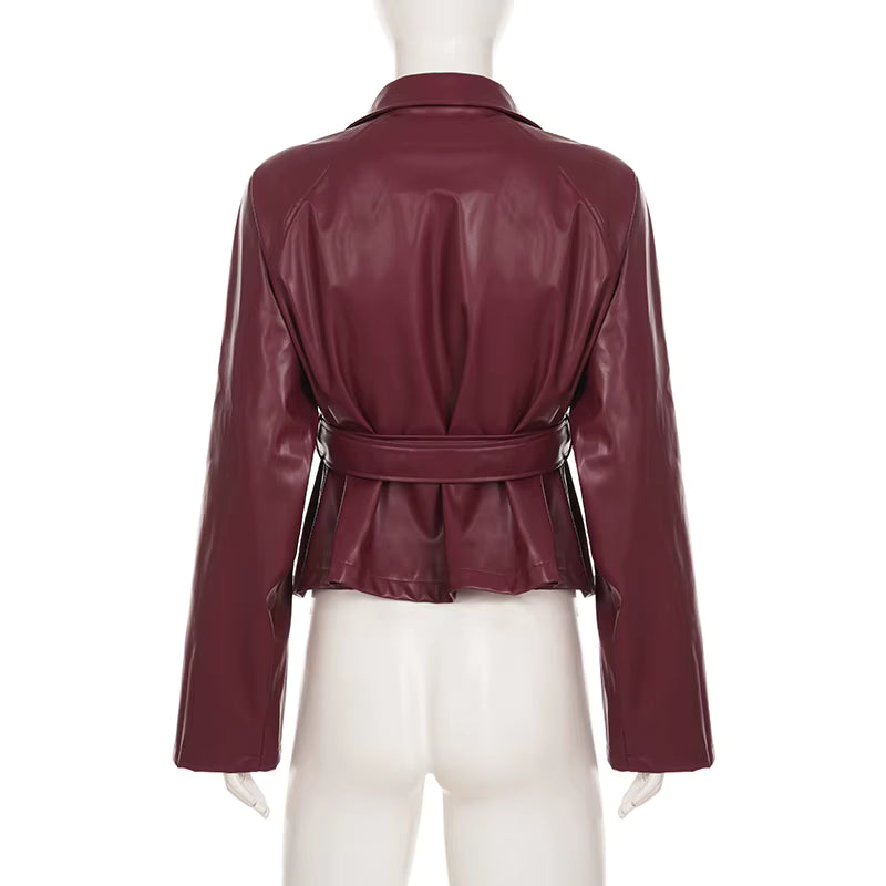 Afterglow Belted Oversized Jacket