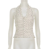 Dolce Dot Halter Top