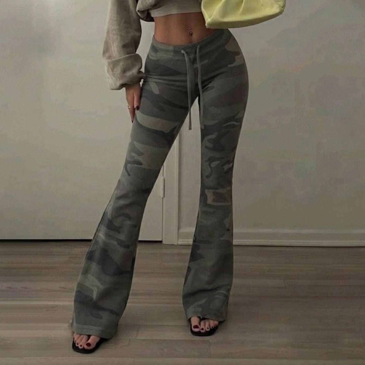 Off Duty Camo Flare Pants