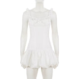 Tulip Kiss Bubble Mini Dress