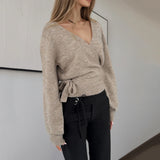 Soft Focus Wrap Sweater