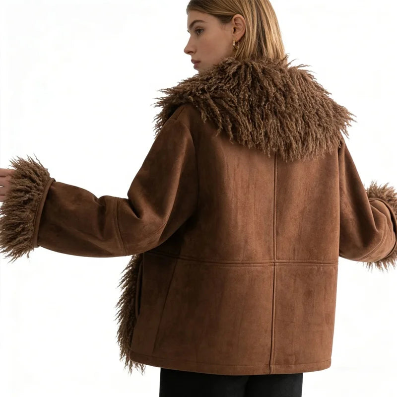 Cocoa After Dark Shag Jacket