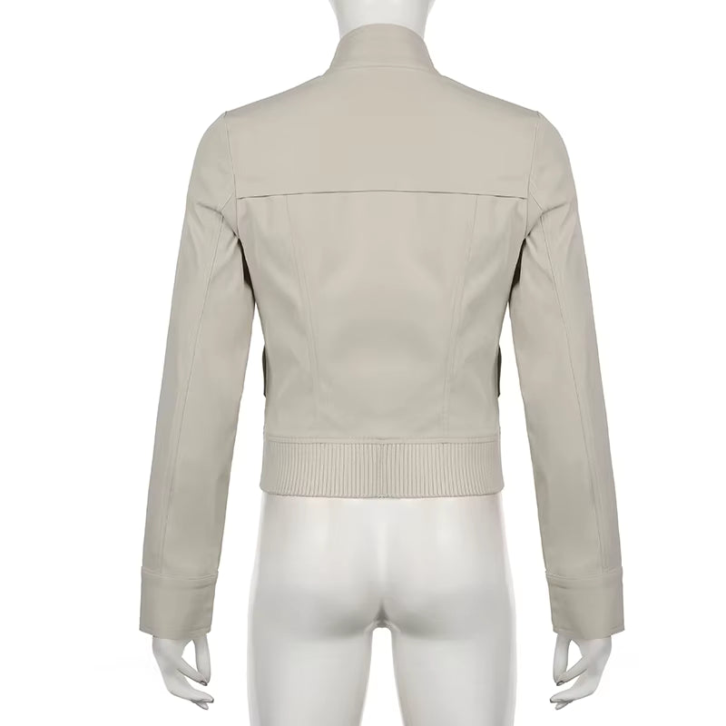 Ivory Rush Zip Jacket
