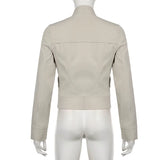 Ivory Rush Zip Jacket