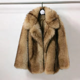 Honeyed Heiress Faux Fur Coat