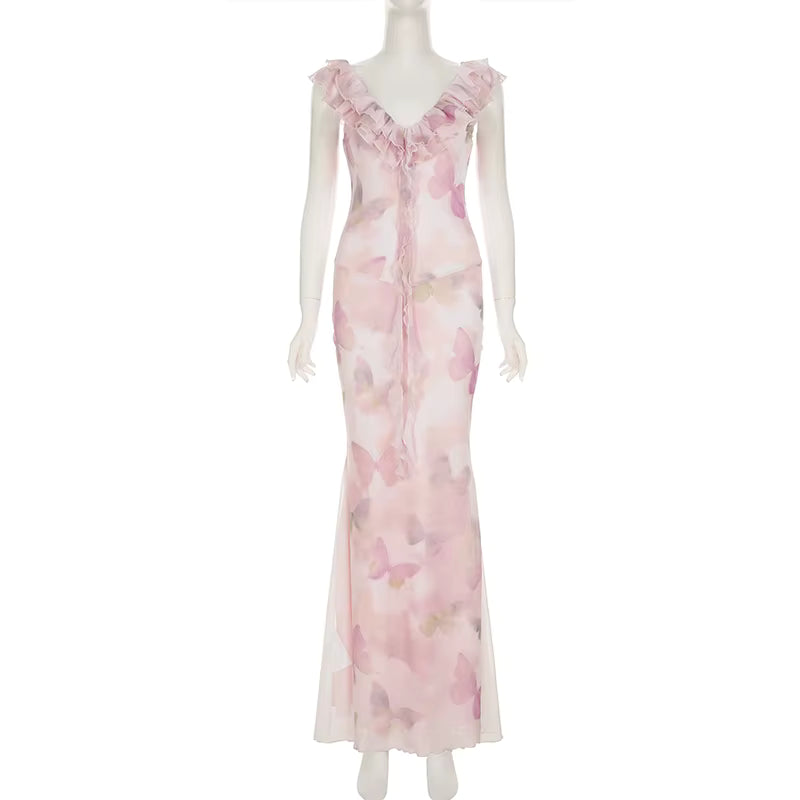 Butterfly Kisses Maxi Dress