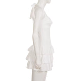 Sweetheart Ruffle Mini Dress
