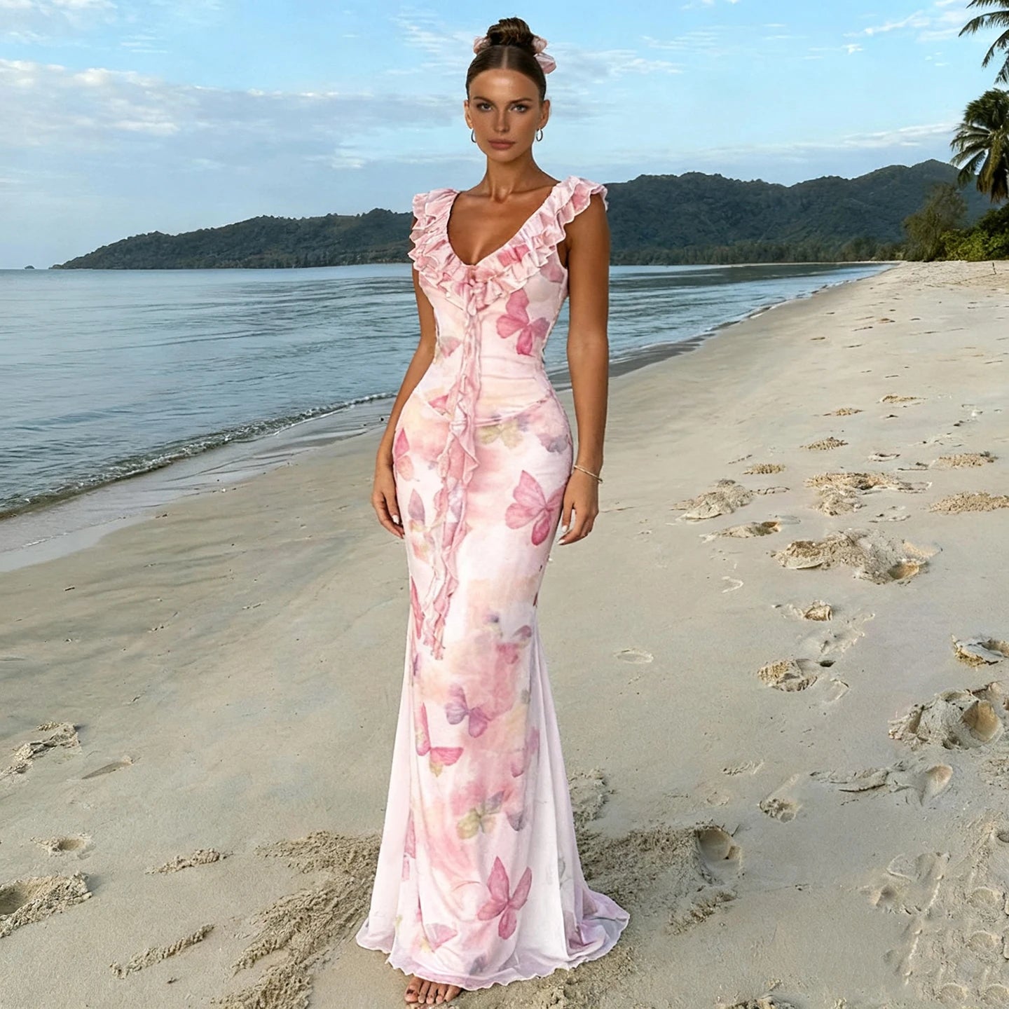Butterfly Kisses Maxi Dress