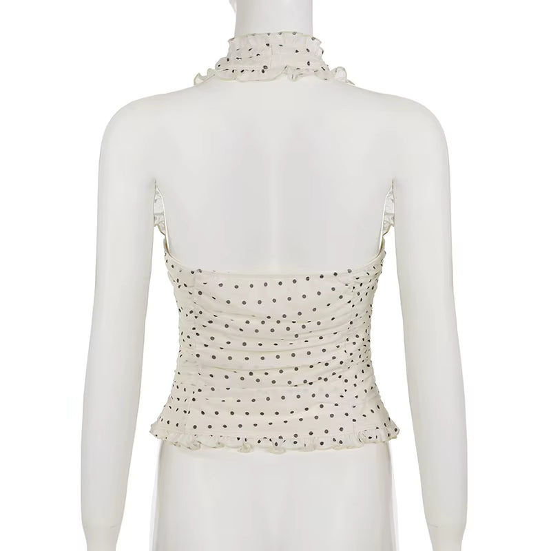 Dolce Dot Halter Top