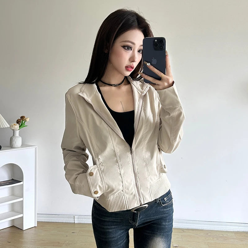 Ivory Rush Zip Jacket