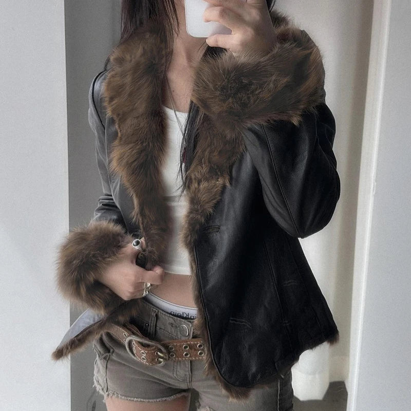 Darkwood Fur Trim Jacket