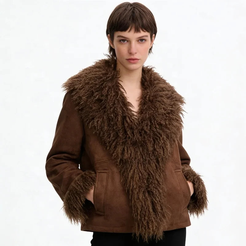 Cocoa After Dark Shag Jacket