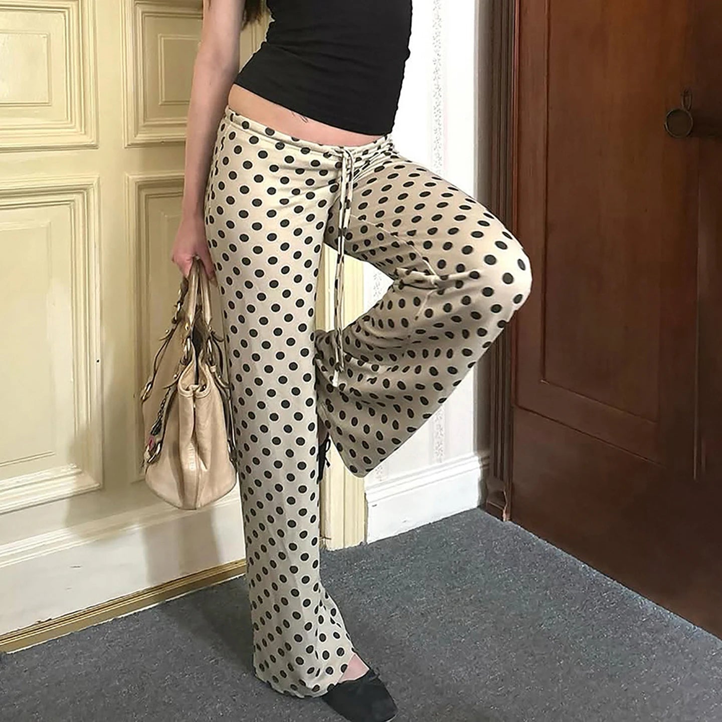 Paris Dot Flare Pants
