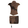 Midnight Mocha Lace Set