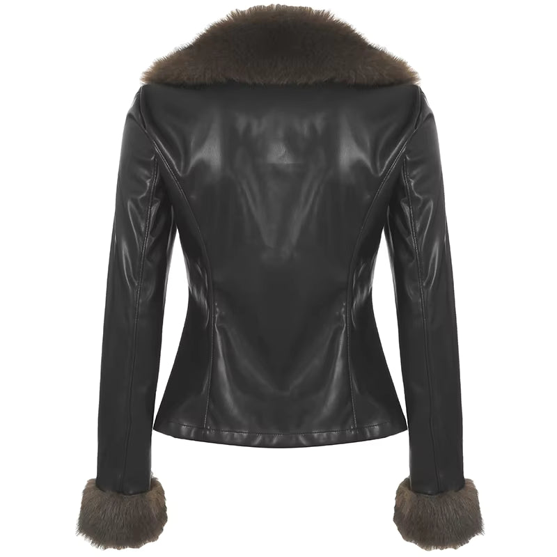 Darkwood Fur Trim Jacket